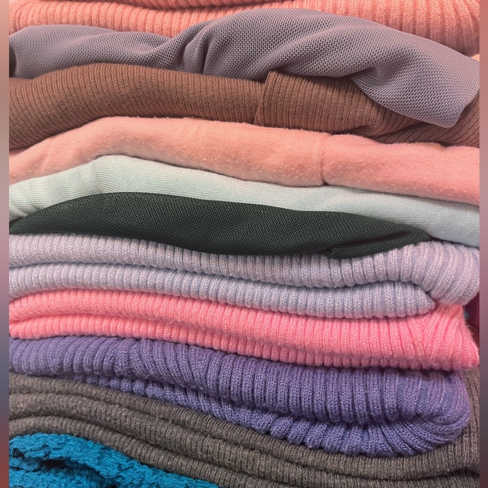 Women's Multicolor Knit Top 2x Lot